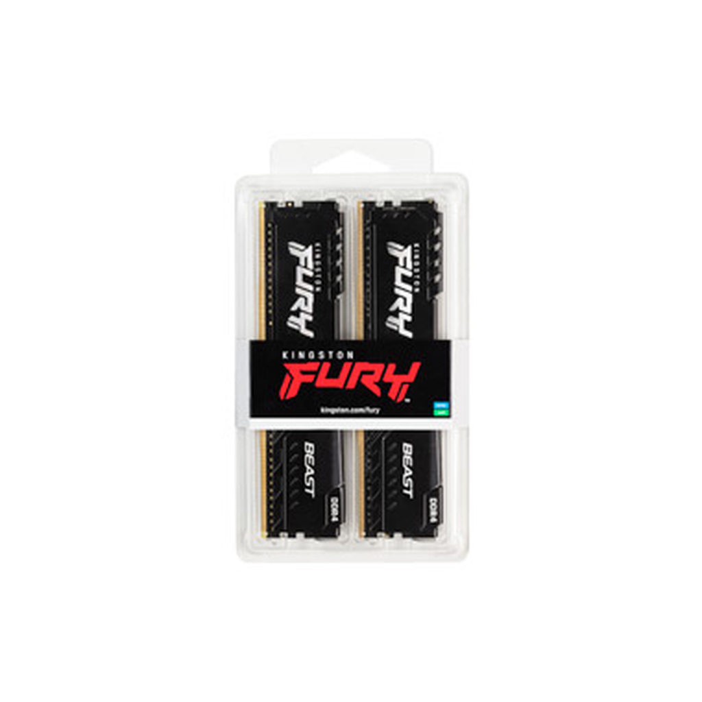 Kingston Technology FURY Beast 64GB 3600MT/s DDR4 CL18 DIMM (Kit of 2) Black - Image 6