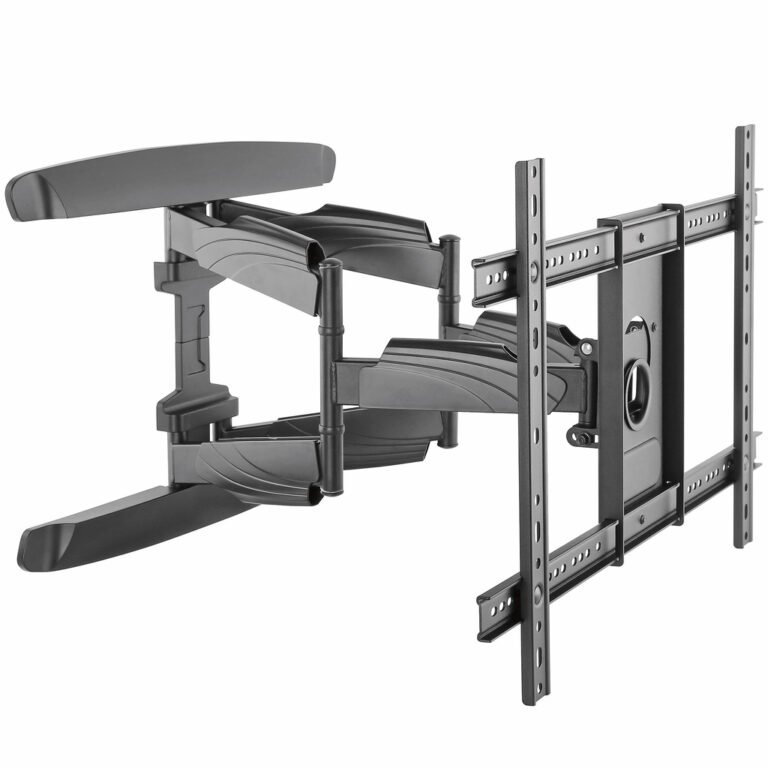 StarTech.com TV Wall Mount supports up to 70 inch VESA Displays - Low Profile Full Motion Universal TV Flat Screen Wall Mount -