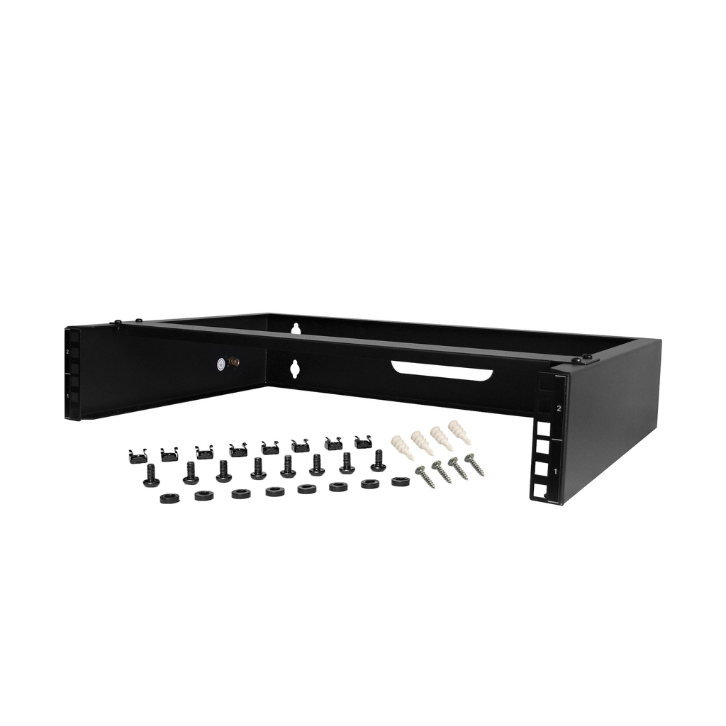 StarTech.com 2U Wall Mount Network Rack - 14In. Deep (Low Profile) - 19" Patch Panel Bracket for Shallow Server, IT Equipment, - Image 5