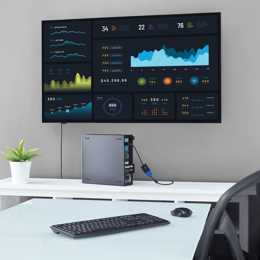 StarTech.com DisplayPort to VGA Adapter - Active DP to VGA Converter - 1080p Video - DP/DP++ Source to VGA Monitor Cable Adapte - Image 4