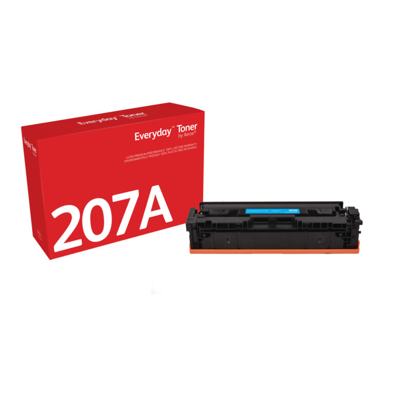 Everyday™ Cyan Toner by Xerox compatible with HP 207A (W2211A), Standard capacity
