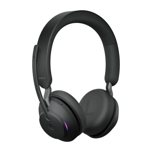 Jabra Evolve2 65 USB-C Black MS Chrg stand Stereo - Image 3