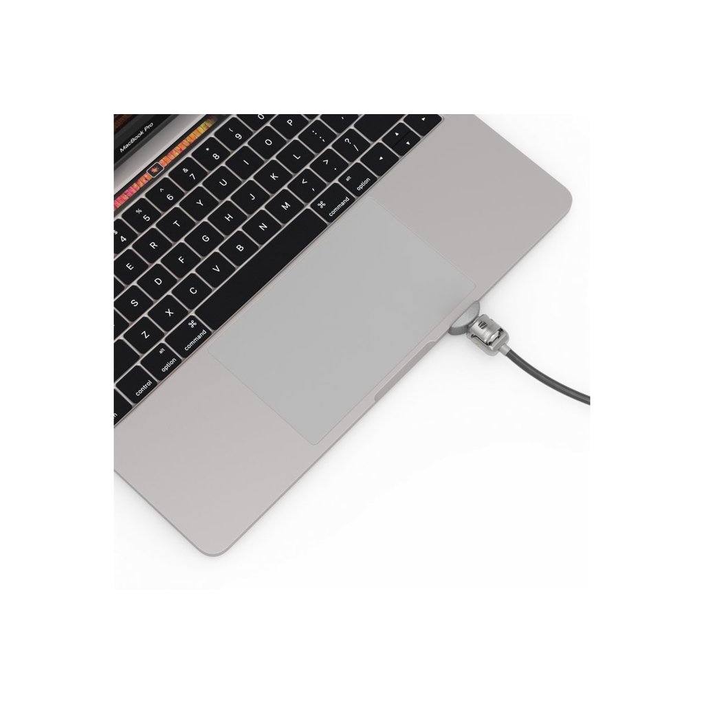 Compulocks Ledge Lock Adapter for MacBook Pro 13" M1 & M2 with Keyed Cable Lock Silver - Image 7