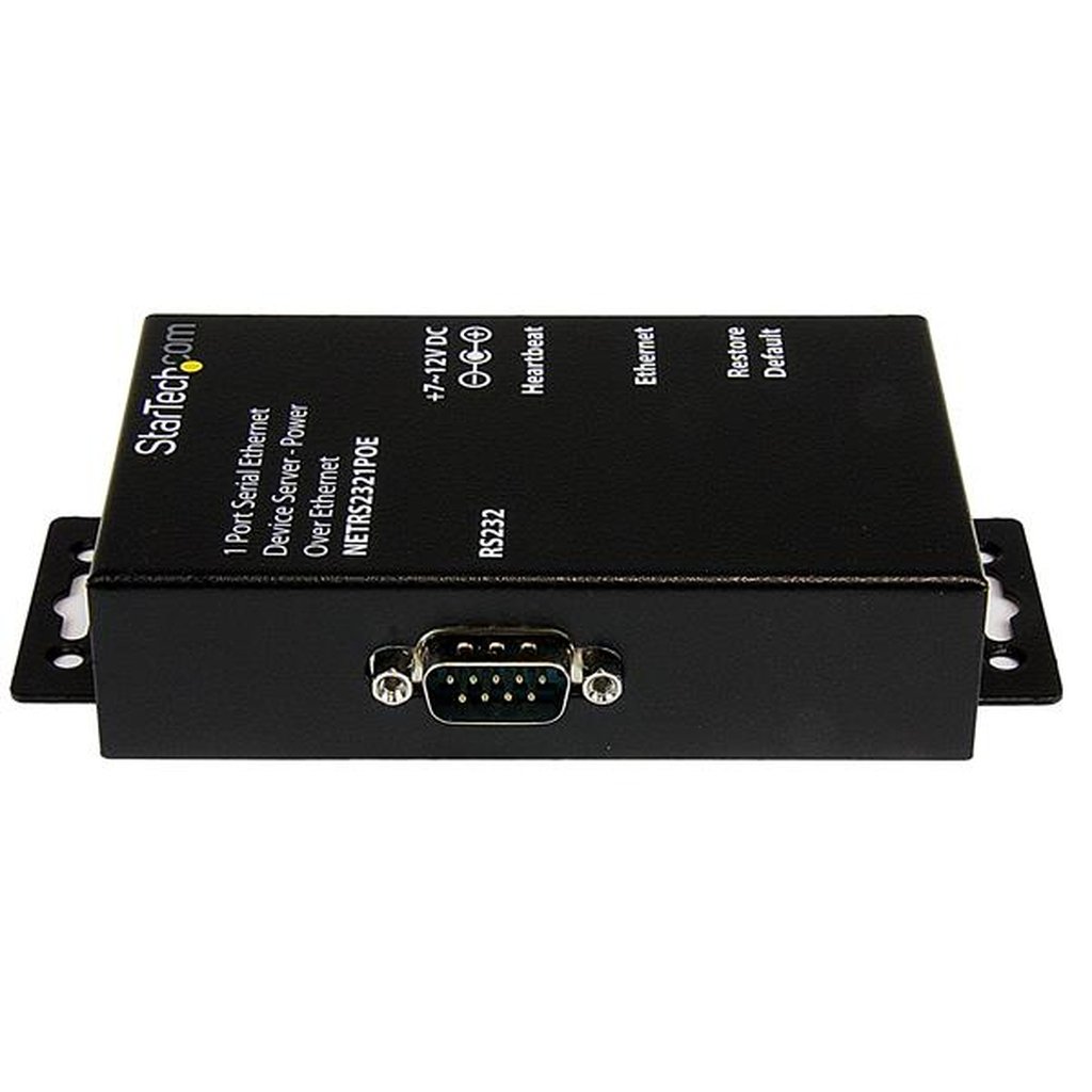 StarTech.com 1 Port RS232 Serial Ethernet Device Server - PoE Power Over Ethernet - Image 3