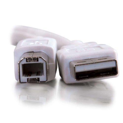 C2G 5m USB 2.0 A/B Cable USB cable USB A USB B White - Image 2