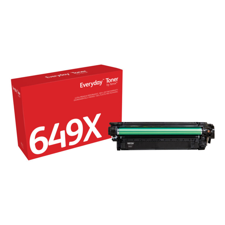 Everyday™ Black Toner by Xerox compatible with HP 649X (CE260X), High capacity