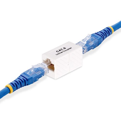 StarTech.com RJ45 Coupler, Inline Cat6 Coupler, Female to Female (F/F) T568 Connector, Unshielded Ethernet Cable Extension - Image 4