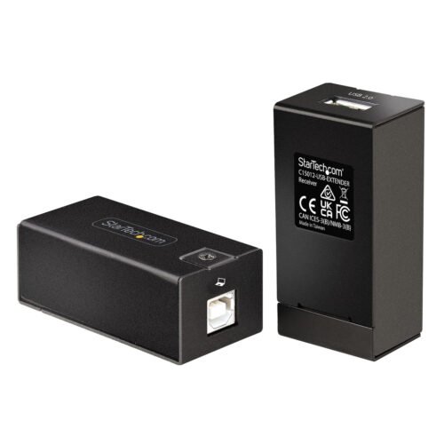 StarTech.com 150m (492ft) USB 2.0 Extender over Cat5e/Cat6 Ethernet Cable, Externally Powered USB Extender via RJ45/Network Cab - Image 4