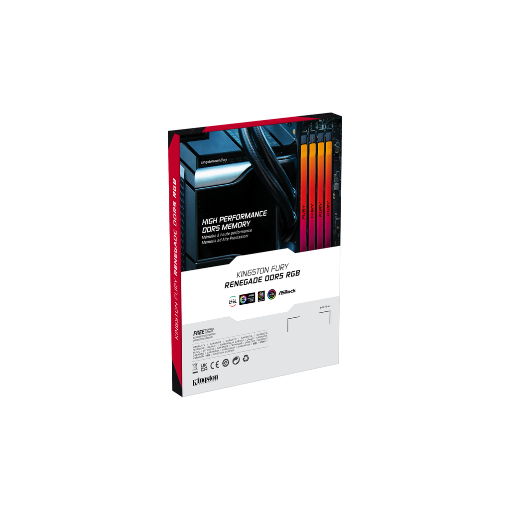 Kingston Technology FURY 64GB 6400MT/s DDR5 CL32 DIMM (Kit of 2) Renegade RGB XMP - Image 10