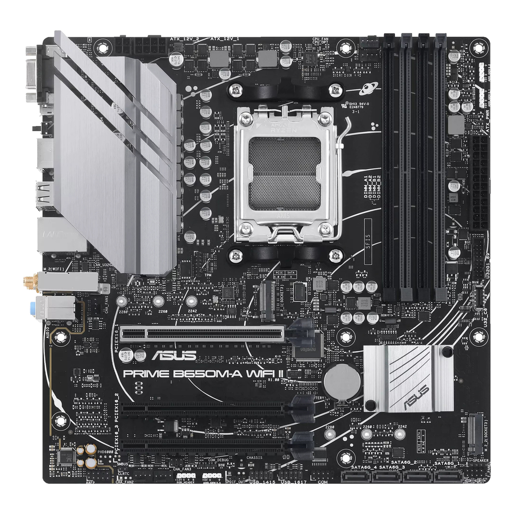 ASUS PRIME B650M-A WIFI II AMD B650 Socket AM5 micro ATX - Image 2