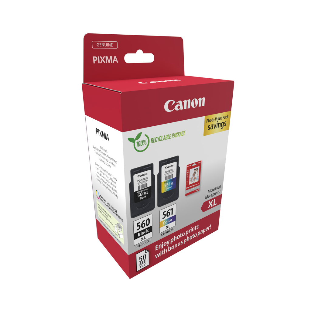 Canon 3712C008 ink cartridge 2 pc(s) Original High (XL) Yield Black, Cyan, Magenta, Yellow - Image 2