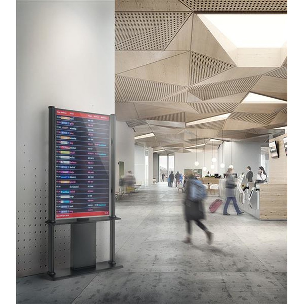 StarTech.com Digital Signage Display Stand - Black - Locking - Image 7