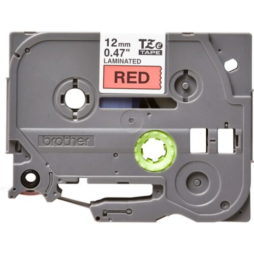 Brother TZE-431 label-making tape Black on red - Image 3