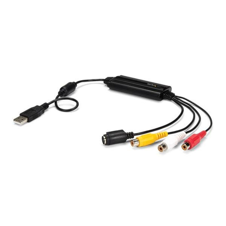 StarTech.com USB Video Capture Adapter Cable - S-Video/Composite to USB 2.0 SD Video Capture Device Cable - TWAIN Support - Ana