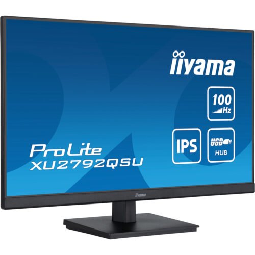 iiyama ProLite 27” QHD IPS technology panel with USB hub and 100Hz refresh rate - Image 3