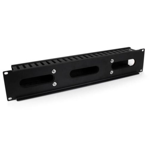 StarTech.com Horizontal 2U Server Rack Cable Management Finger Duct w/ Cover - 19" Network Rack Wire Duct Raceway Panel - Slott - Image 8