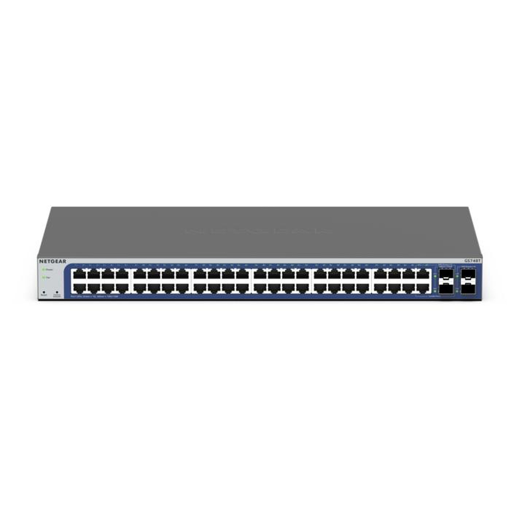 NETGEAR GS748T Managed L2/L3/L4 Gigabit Ethernet (10/100/1000) Black, Grey - Image 3
