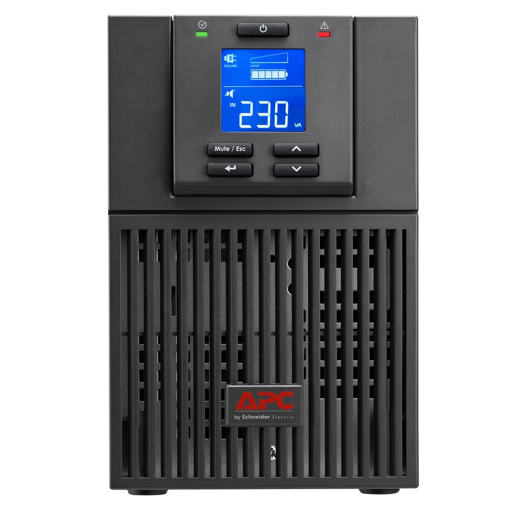 APC Easy UPS On-Line, 1000VA/800W, Tower, 230V, 3x IEC C13 outlets, Intelligent Card Slot, LCD, Extended runtime, No Battery - Image 2
