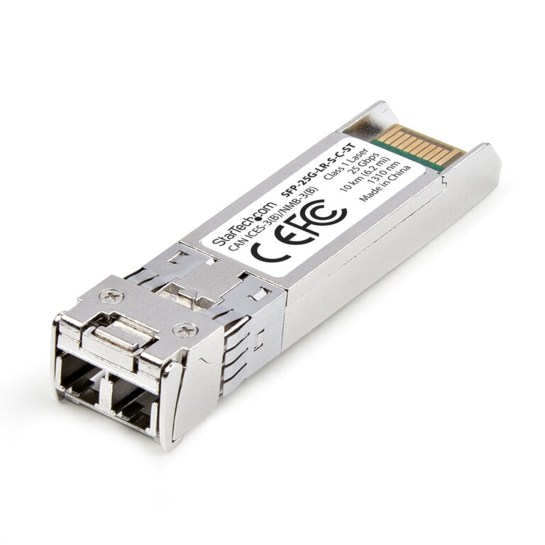 StarTech.com Cisco SFP-25G-SR-S Compatible SFP28 Module, 25Gbps Multimode Fiber (MMF), 100m (328ft), LC Connector, 850nm, MSA 2