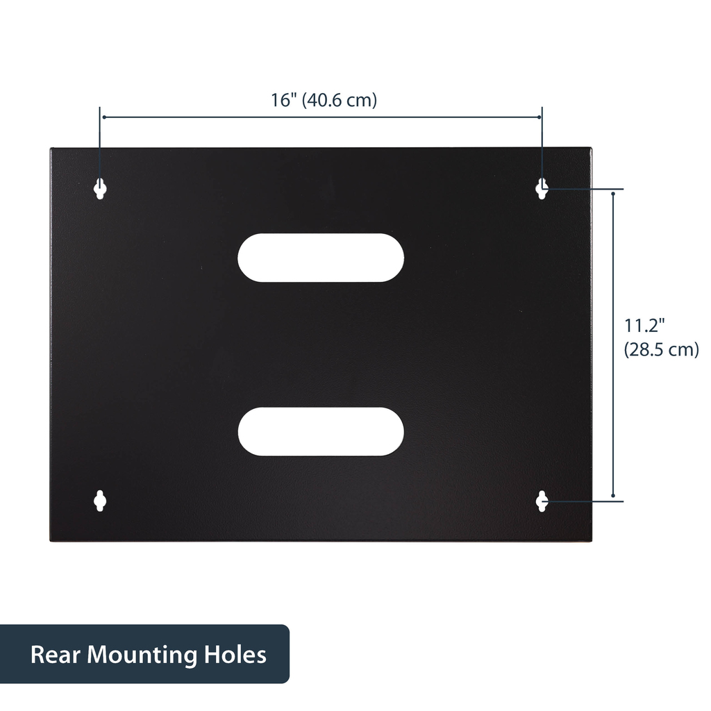 StarTech.com 8U Wall Mount Network Rack - 14 Inch Deep (Low Profile) - 19" Patch Panel Bracket for Shallow Server and IT Equipm - Image 12