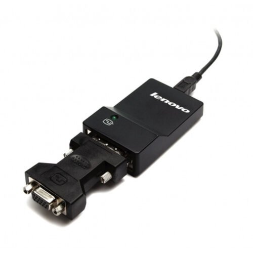 Lenovo USB 3.0 - DVI/VGA USB graphics adapter 2048 x 1152 pixels Black - Image 3
