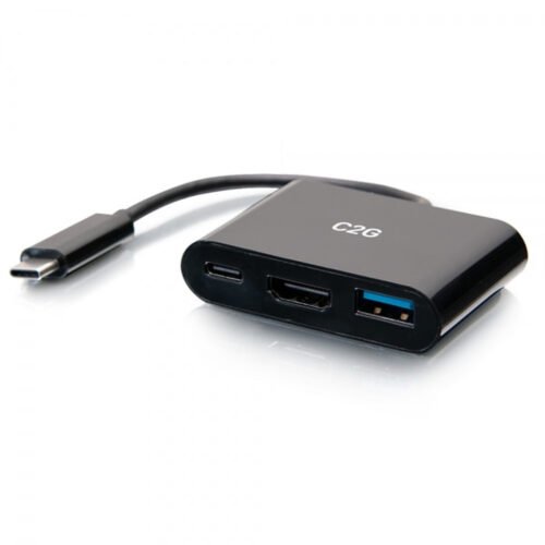 C2G USB-C 3-in-1 Mini Dock with HDMI, USB-A, and USB-C Power Delivery up to 60W - 4K 30Hz - Image 6