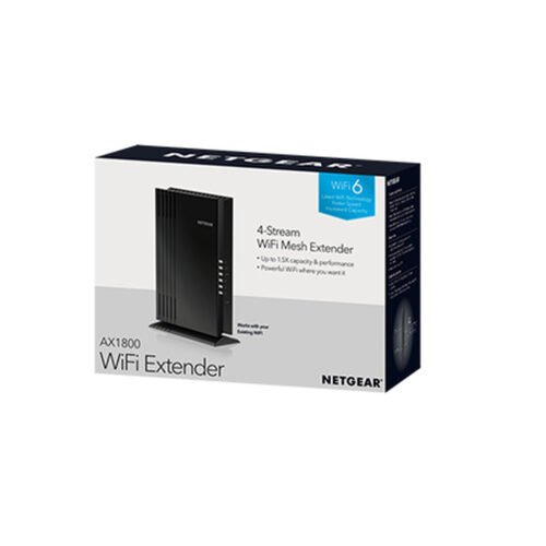 NETGEAR 4PT AX1800 WIFI MESH EXTENDER Network repeater Black 10, 100, 1000 Mbit/s - Image 5