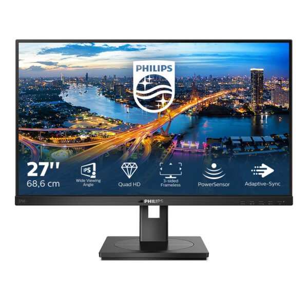 Philips B Line 275B1/00 LED display 68.6 cm (27") 2560 x 1440 pixels 2K Ultra HD LCD Black - Image 2