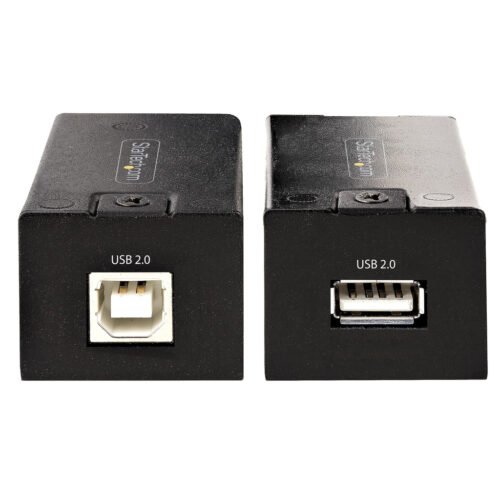 StarTech.com 150m (492ft) USB 2.0 Extender over Cat5e/Cat6 Ethernet Cable, Externally Powered USB Extender via RJ45/Network Cab - Image 2