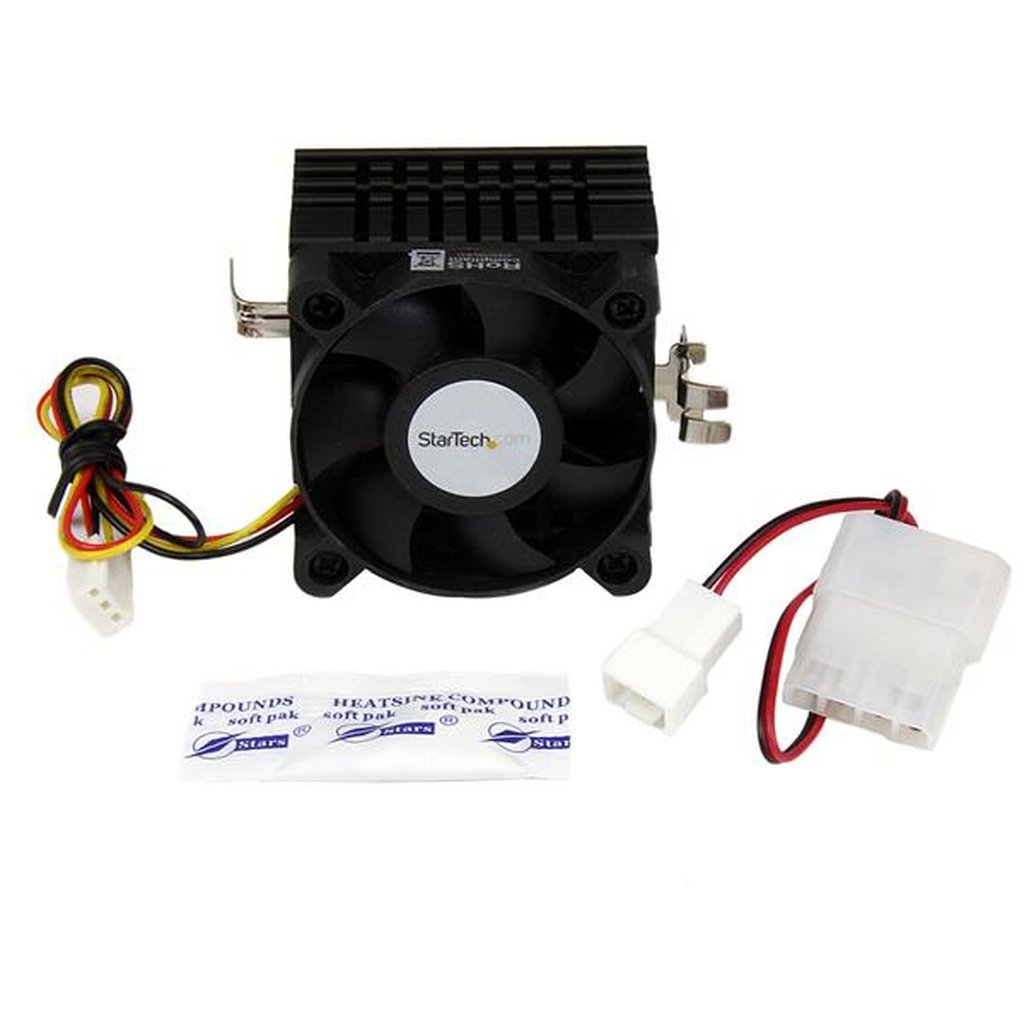 StarTech.com 50x50x41mm Socket 7/370 CPU Cooler Fan w/ Heatsink and TX3 and LP4 - Image 2