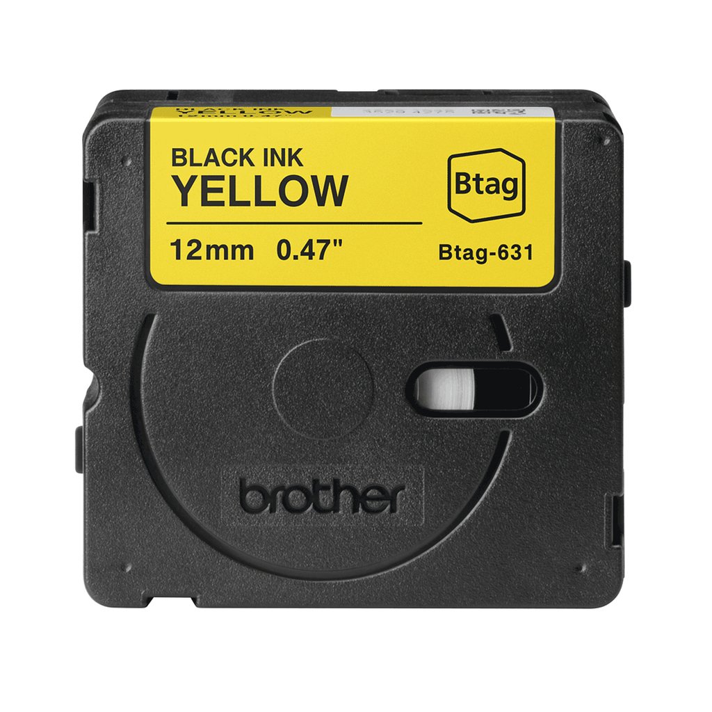 Brother BTAG-631 label-making tape Black on yellow - Image 2