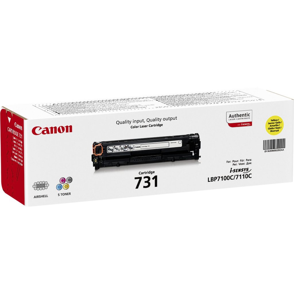 Canon 731 toner cartridge 1 pc(s) Original Yellow - Image 4