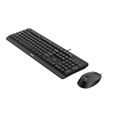 Philips 2000 series SPT6207BL/40 keyboard Mouse included Universal USB QWERTY English Black - Image 2