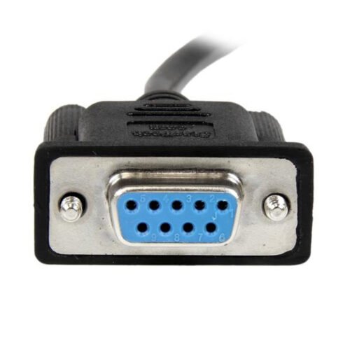 StarTech.com 2m Black DB9 RS232 Serial Null Modem Cable F/F - Image 5