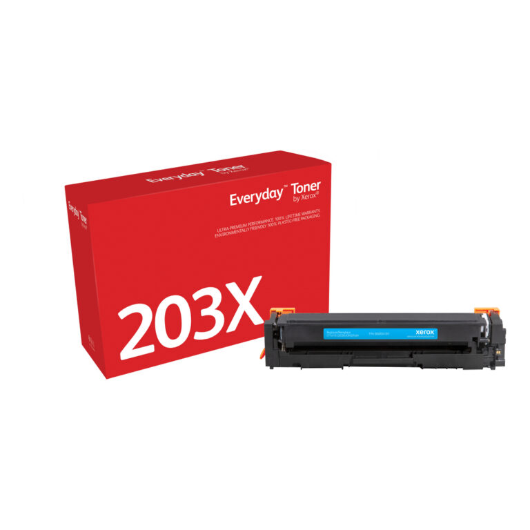 Everyday™ Cyan Toner by Xerox compatible with HP 203X (CF541X), High capacity