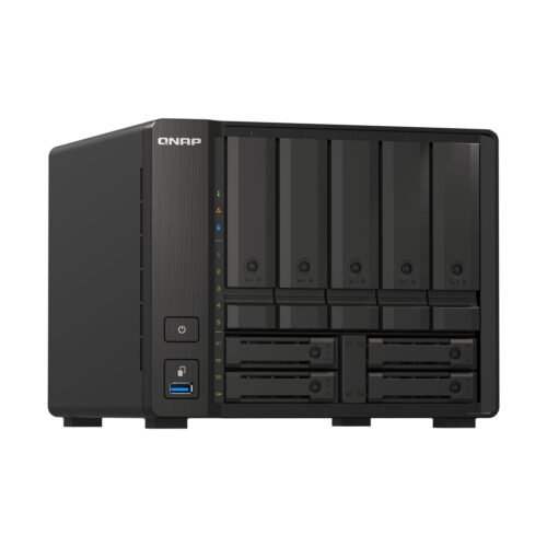 QNAP TS-H973AX NAS Tower Ryzen Embedded V1500B 32 GB DDR4 0 TB QuTS hero Black - Image 4