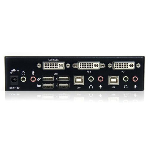 StarTech.com 2 Port High Resolution USB DVI Dual Link KVM Switch with Audio - Image 5