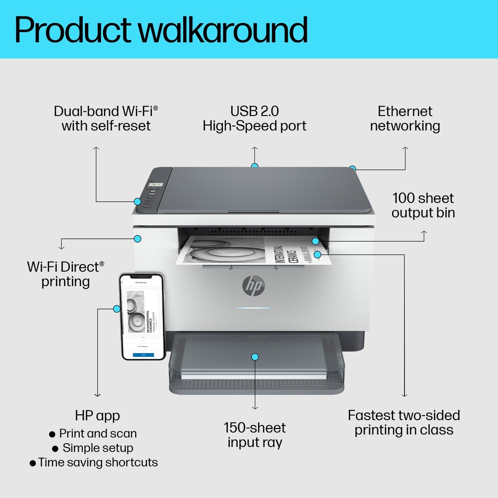 HP LaserJet MFP M234dw Printer - Image 8