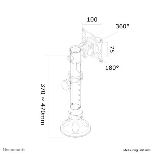 Neomounts FPMA-D025SILVER Monitor arm 10-30" - tiltable - Image 2