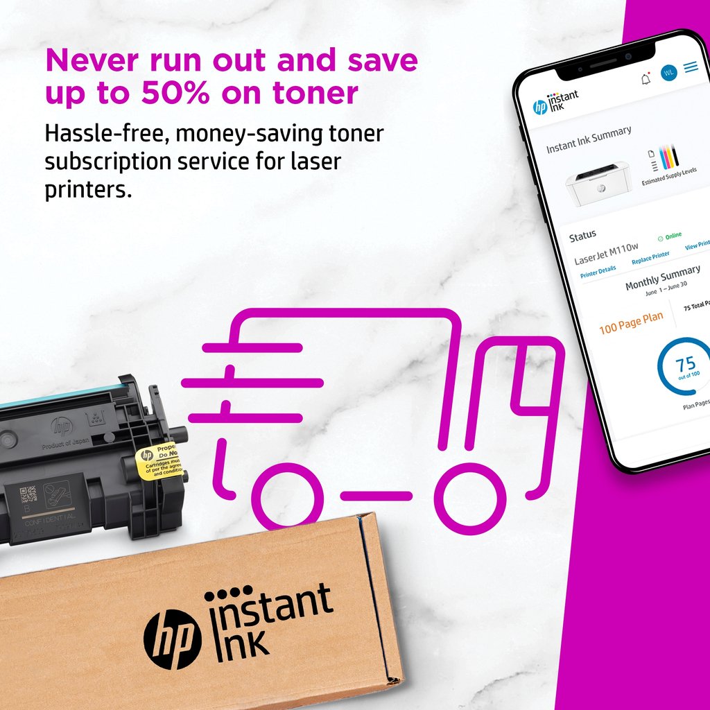 HP LaserJet M110w Printer - Image 16