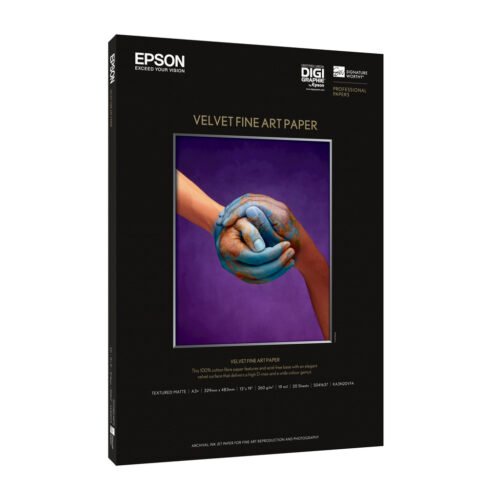 Epson Velvet Fine Art Paper, DIN A2, 260g/m², 25 Sheets - Image 2