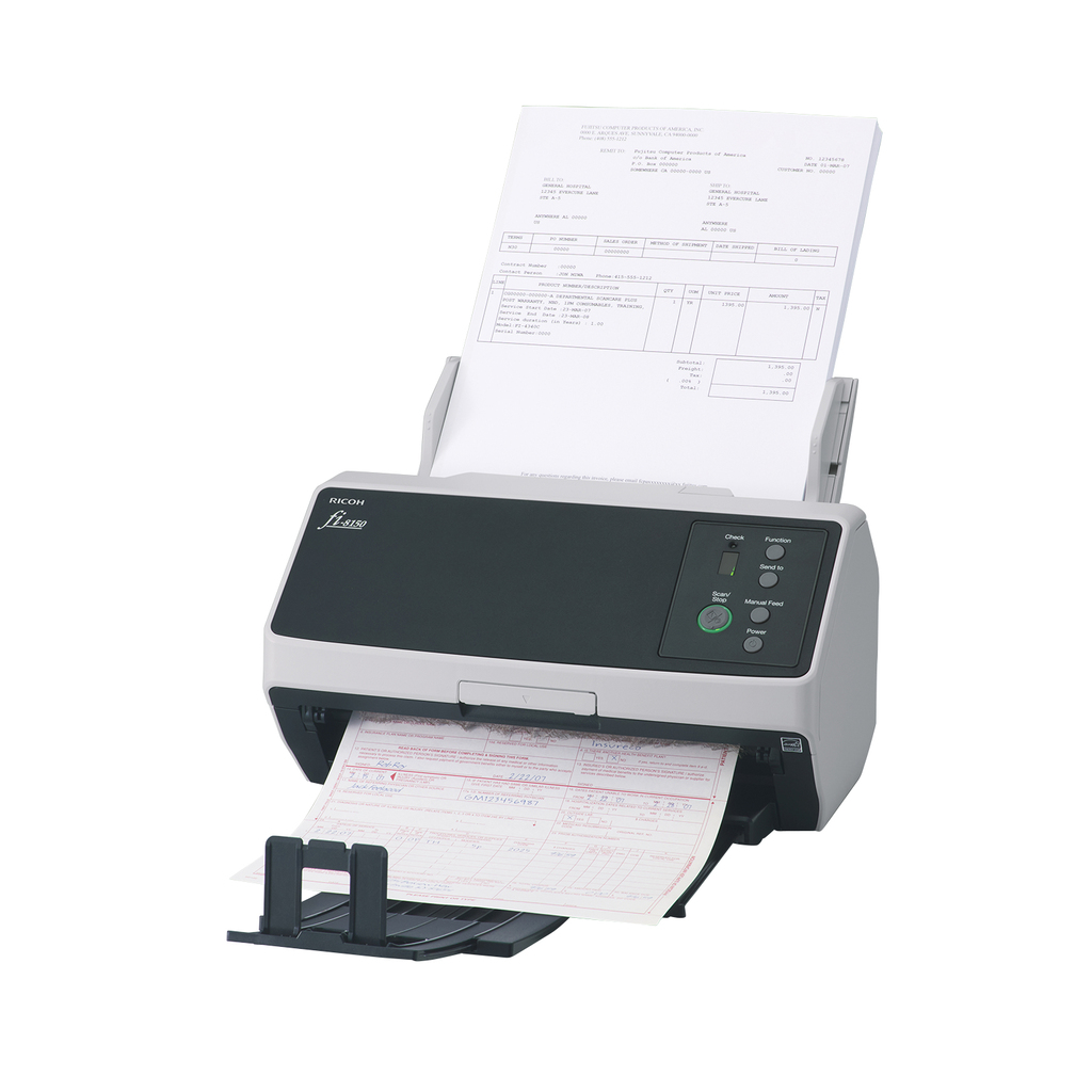 Ricoh FI-8150 ADF + Manual feed scanner 600 x 600 DPI A4 Black, Grey - Image 5