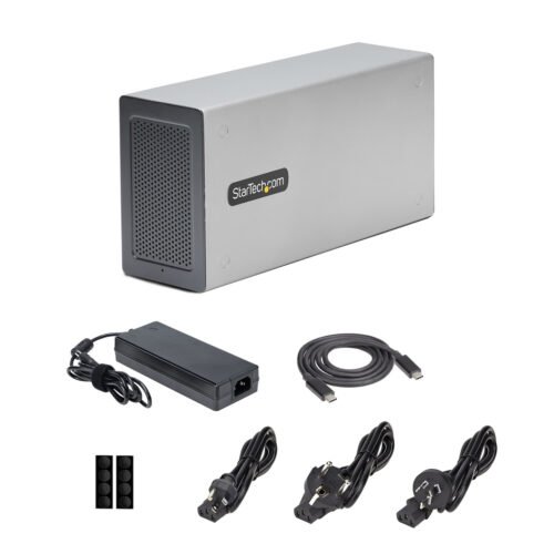 StarTech.com Thunderbolt 3 PCIe Expansion Chassis, External Enclosure W/Dual PCI Express Slots, PCIe Box for Laptops/Desktops/A - Image 4