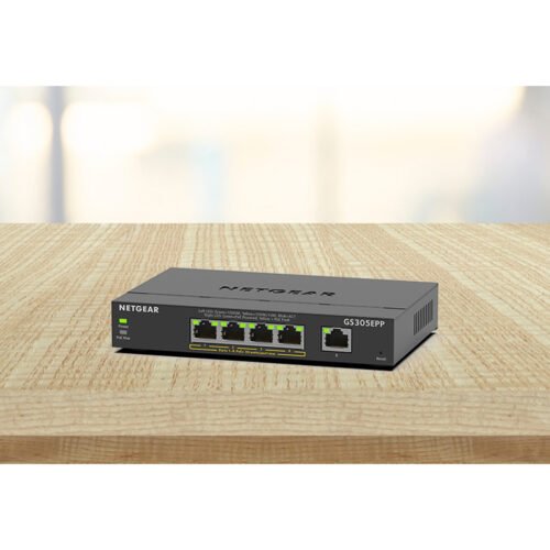 NETGEAR GS305EPP Managed L3 Gigabit Ethernet (10/100/1000) Power over Ethernet (PoE) Black - Image 5