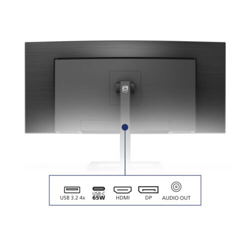 Philips E Line 346E2CUAE/00 computer monitor 86.4 cm (34") 3440 x 1440 pixels Wide Quad HD+ LCD Black - Image 9