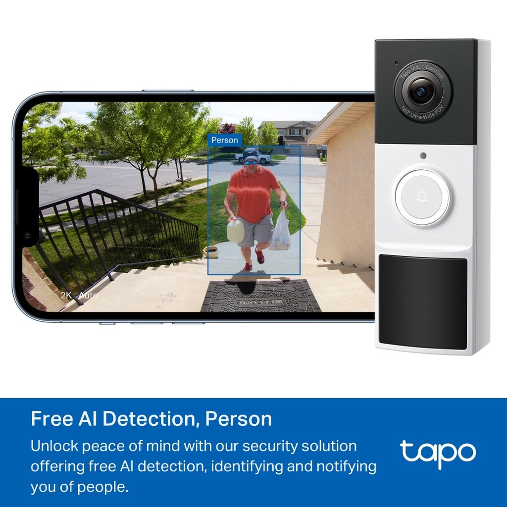 TP-Link Tapo Video Doorbell Camera 1 × D210, 1 × D100C - Image 5