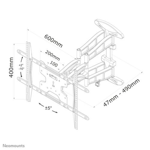Neomounts tv wall mount - Image 2