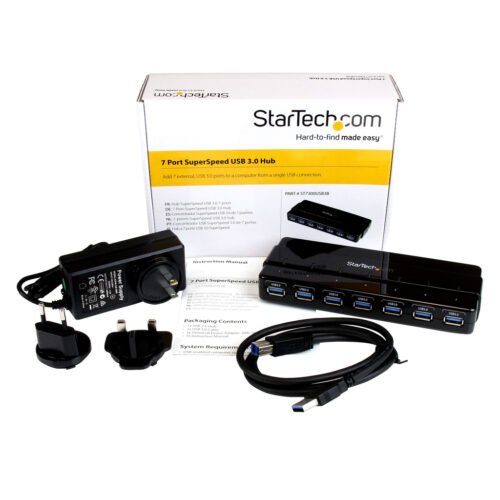StarTech.com 7-Port USB 3.0 Hub - Desktop~7-Port USB 3.0 Hub (5Gbps) - Desktop - Image 7