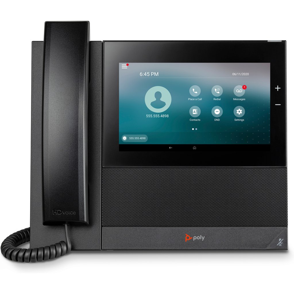 POLY CCX 600 Business Media Phone with Open SIP and PoE-enabled GSA/TAA