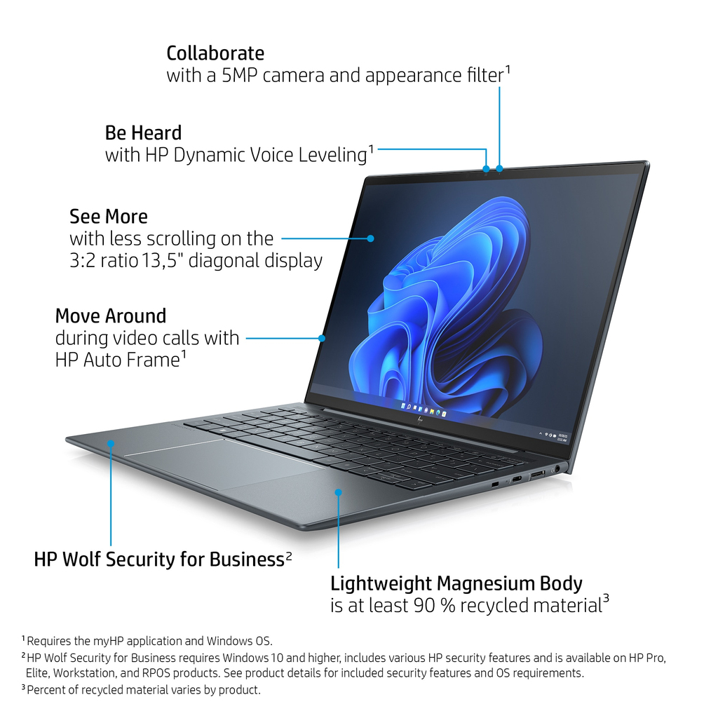 HP Elite Dragonfly 13.5 inch G3 Intel® Core™ i7 i7-1265U Laptop 34.3 cm (13.5") WUXGA+ 16 GB LPDDR5-SDRAM 512 GB SSD - Image 18